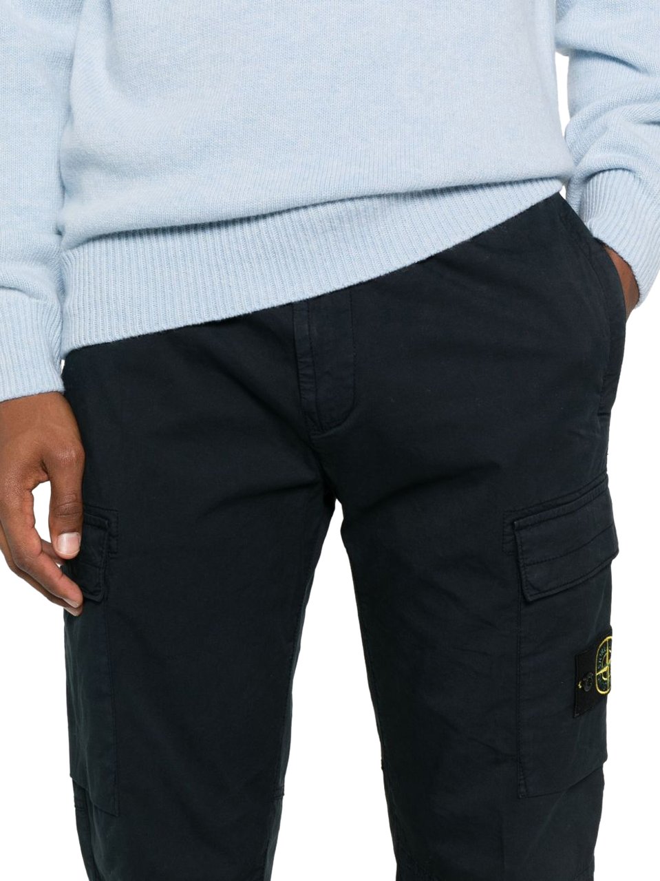 Stone Island Trousers Blue Blauw