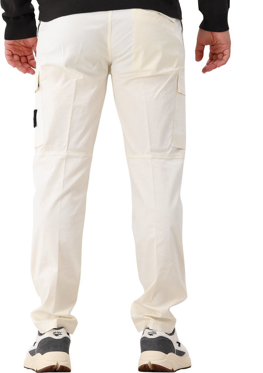 Stone Island Stone Island Cargobroek Wit Wit