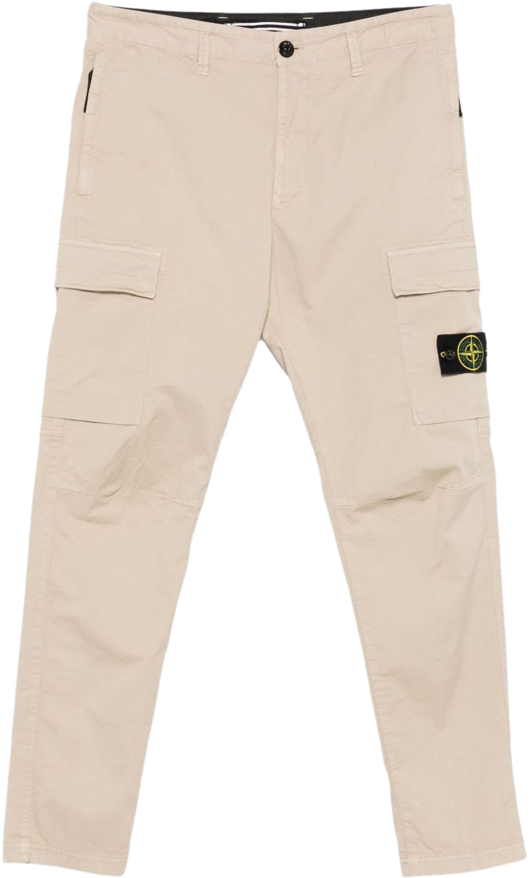 Stone Island Trousers Beige Beige