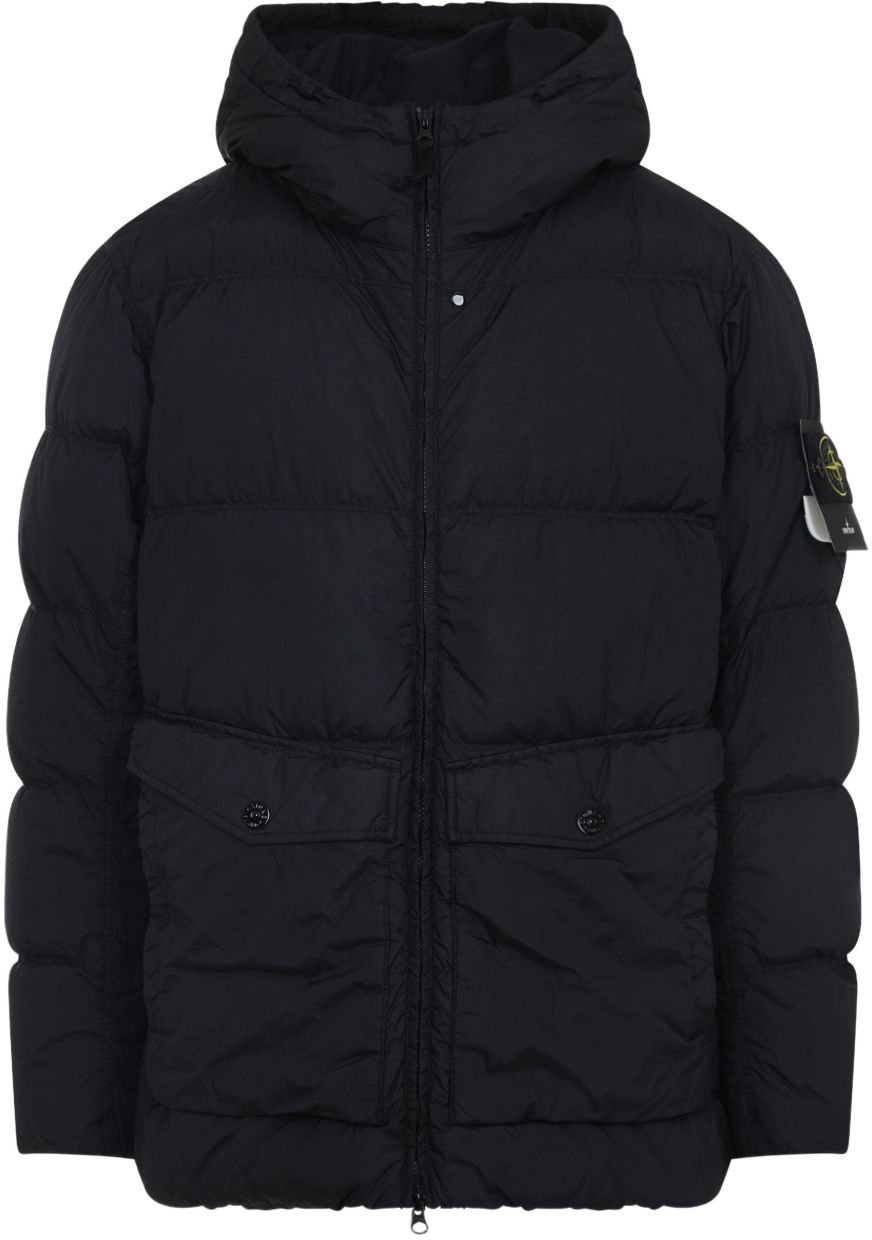 Stone Island Coats Black Zwart