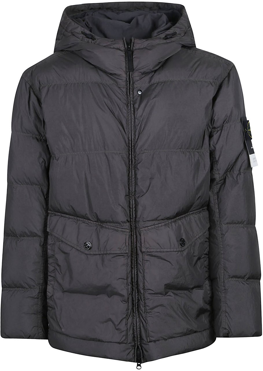 Stone Island Rds Short Parka Grey Grijs