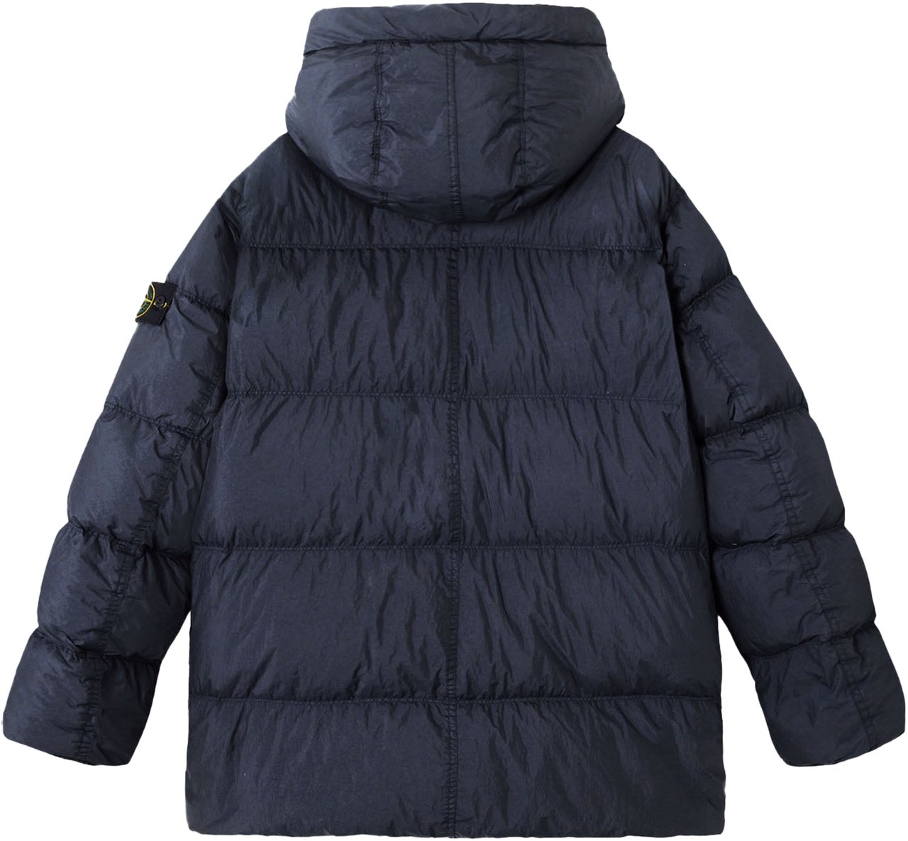 Stone Island GARMENT DYED CRINKLE REPS NY, RECYCLED NYLON NAVYBLUE Blauw