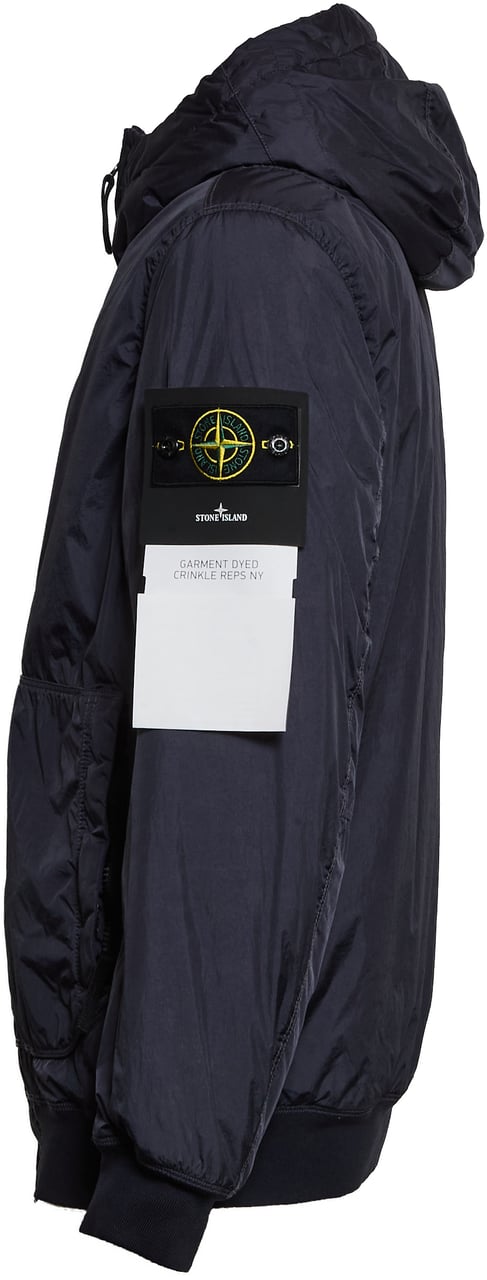 Stone Island Giacca Crinkle Reps Ny, Recycled Nylon Blauw