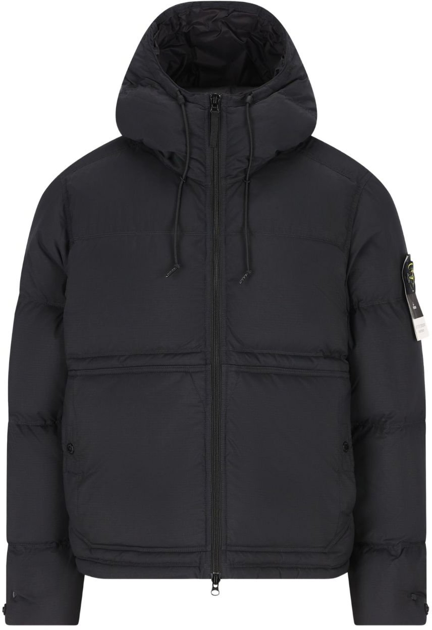 Stone Island Coats Black Zwart