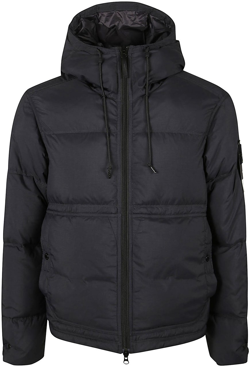 Stone Island Rds Down Jacket Black Zwart