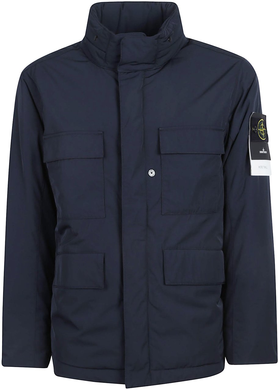 Stone Island Field Jacket Blue Blauw
