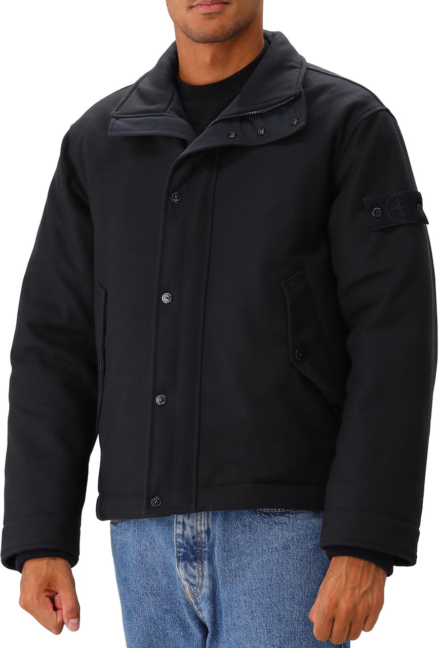Stone Island Stone Island Jas Blauw Capospalla Ghost Blauw