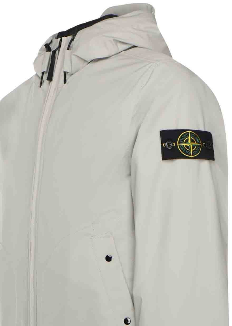 Stone Island Coats Grey Grijs