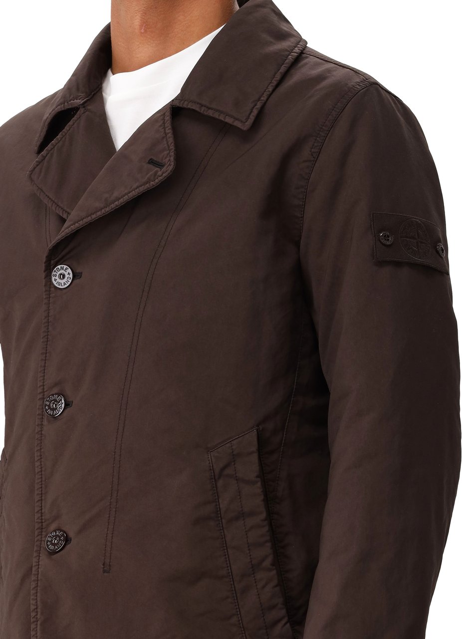 Stone Island Stone Island Jas Bruin Bruin