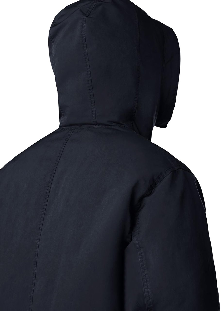 Stone Island Heren Short Parka Blauw Blauw