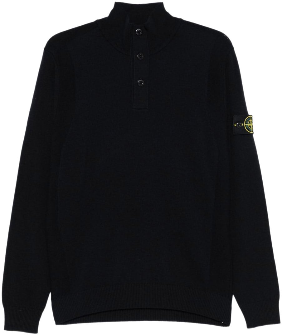 Stone Island Sweaters Blue Blauw