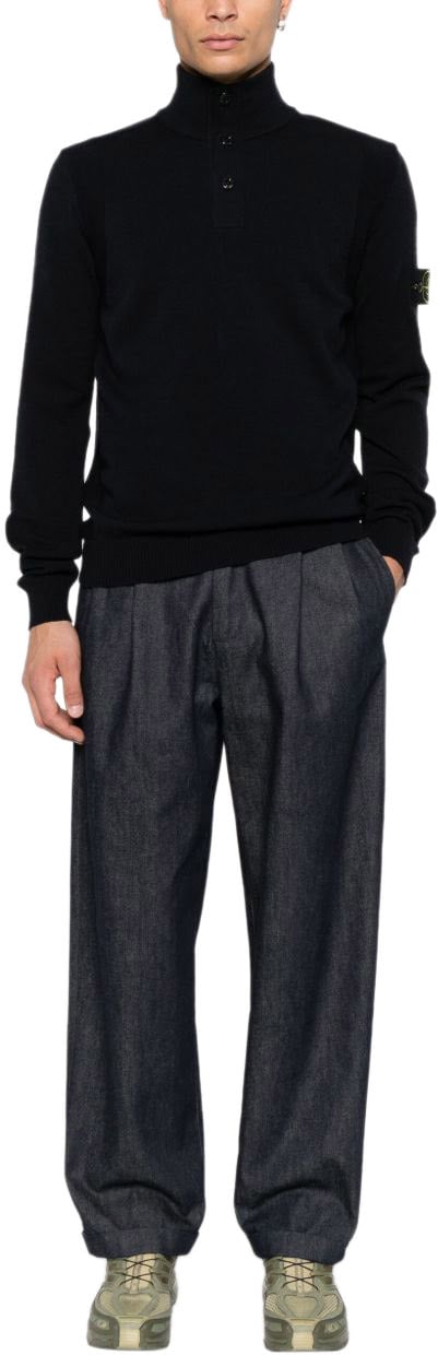 Stone Island Sweaters Blue Blauw