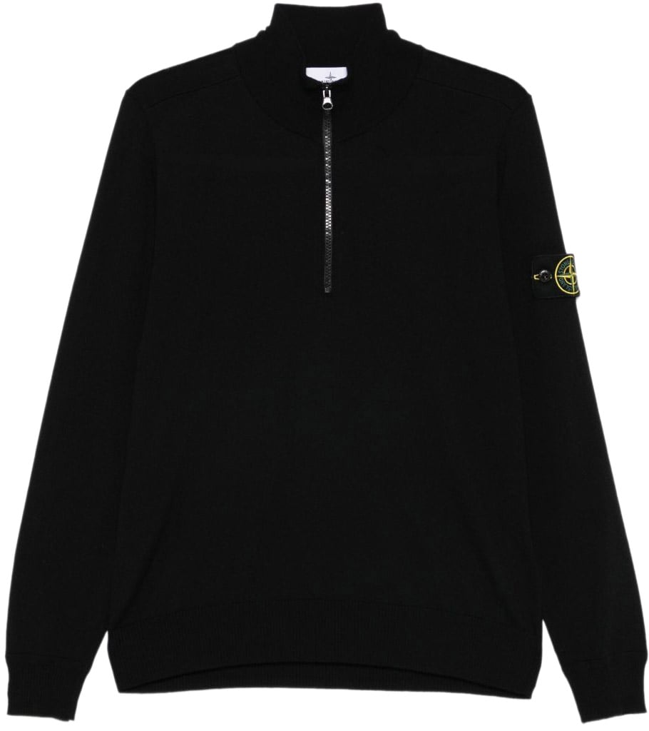 Stone Island Sweaters Black Zwart