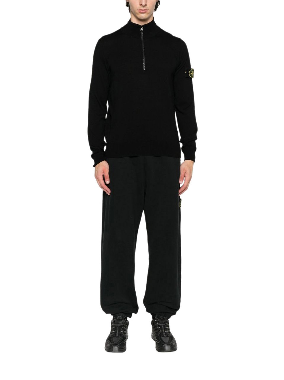 Stone Island Sweaters Black Zwart