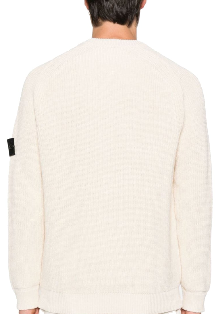 Stone Island Sweaters Ivory Wit