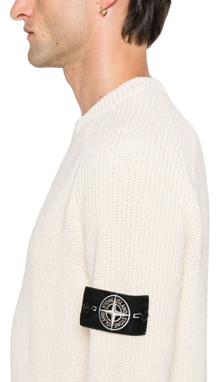 Stone Island Sweaters Ivory Wit
