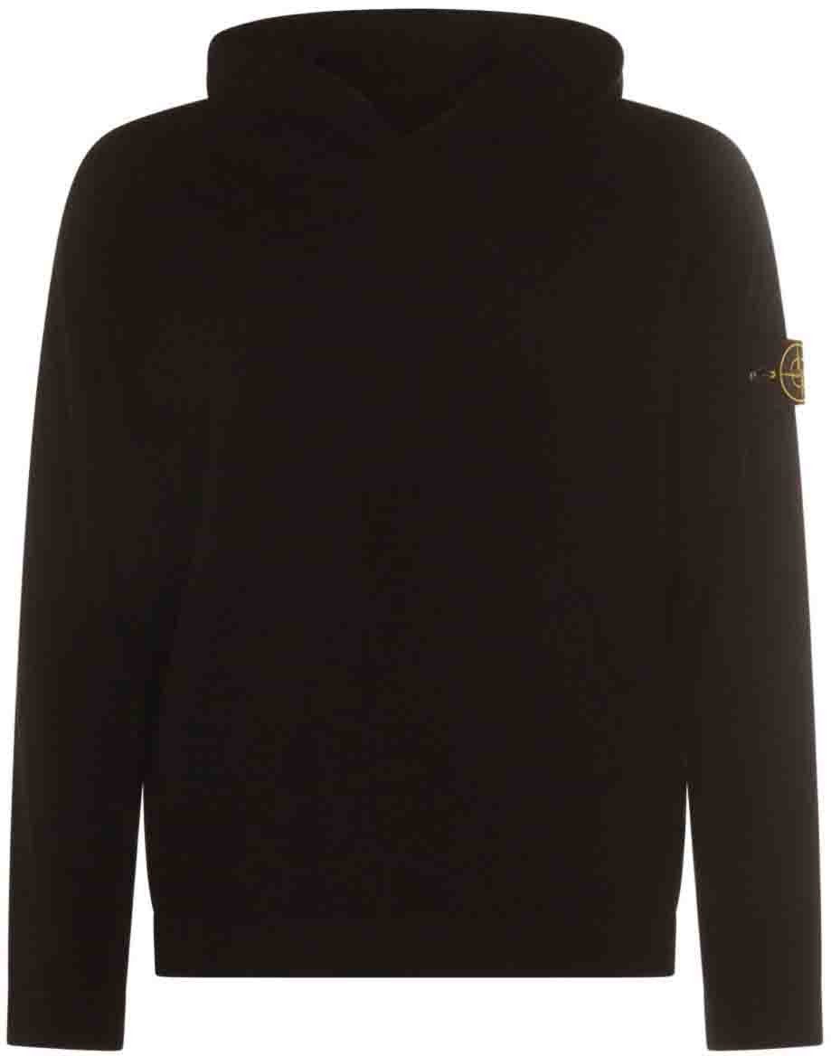 Stone Island Sweaters Black Zwart