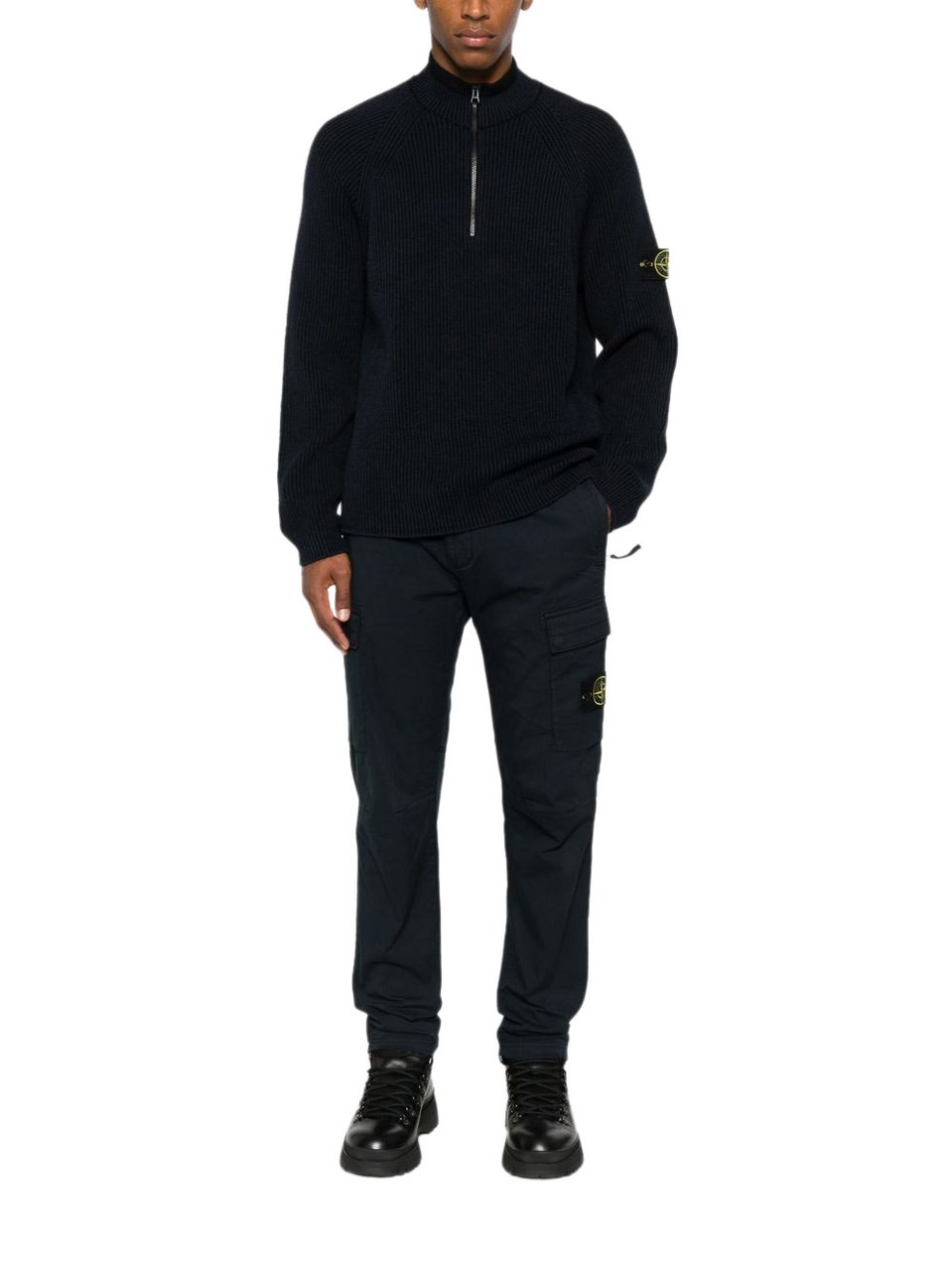 Stone Island Sweaters Blue Blauw