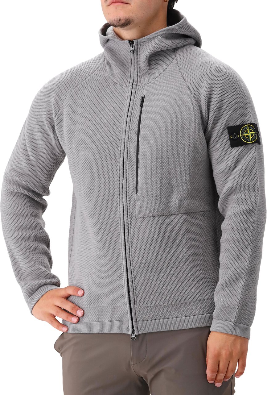 Stone Island Stone Island Gebreide Vest Grijs Grijs