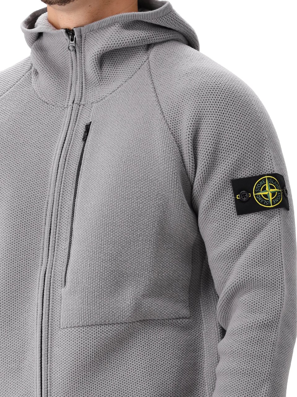 Stone Island Stone Island Gebreide Vest Grijs Grijs