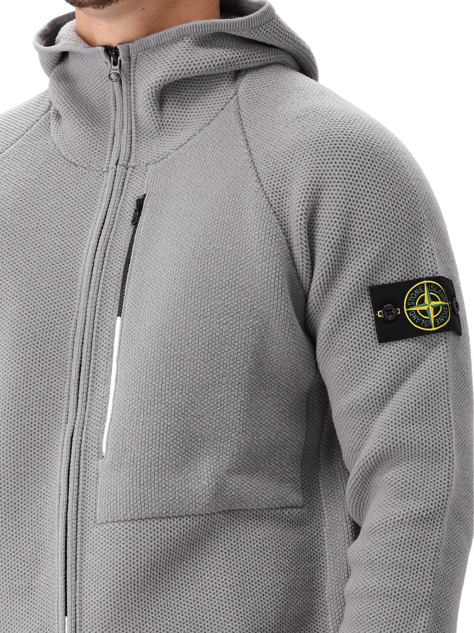 Stone Island Stone Island Gebreide Vest Grijs Grijs