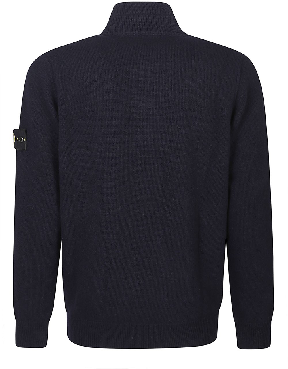 Stone Island Half Botton Sweater Blue Blauw