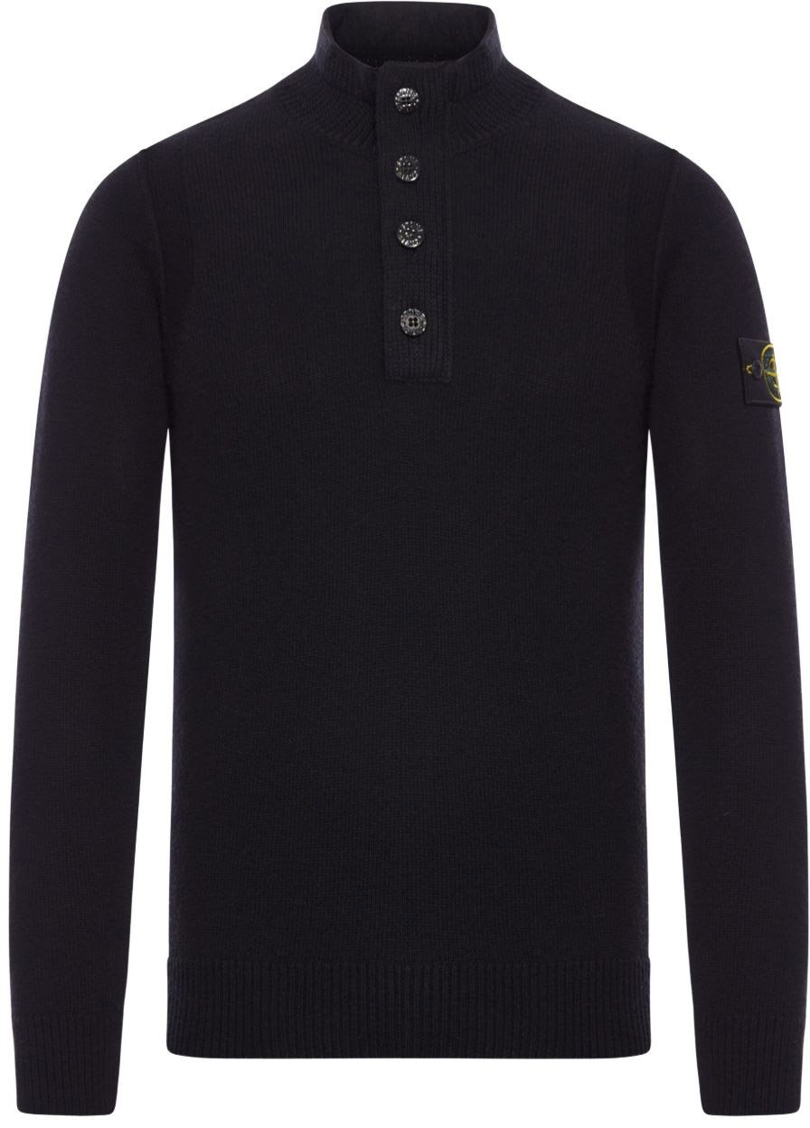 Stone Island Sweaters Black Zwart