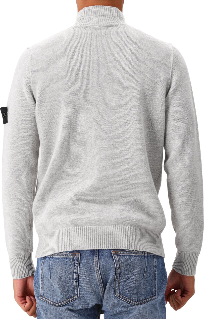Stone Island Stone Island Gebreide Trui Grijs Grijs