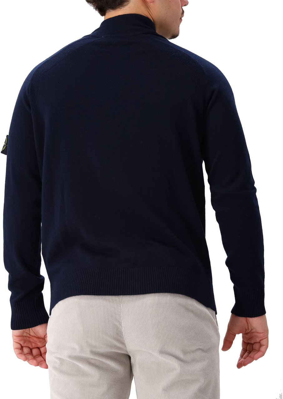 Stone Island Stone Island Gebreid Vest Blauw Blauw