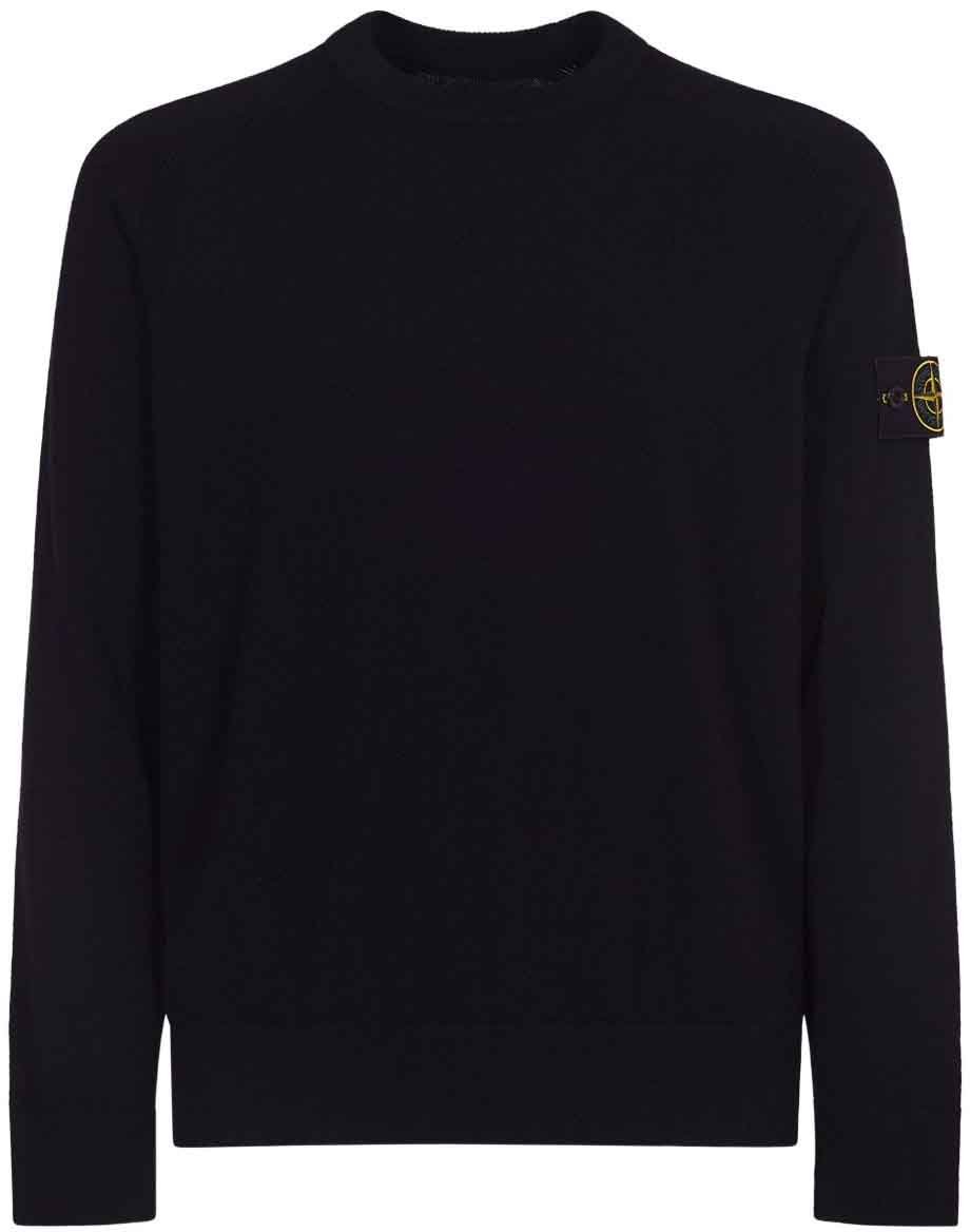 Stone Island Sweaters Black Zwart