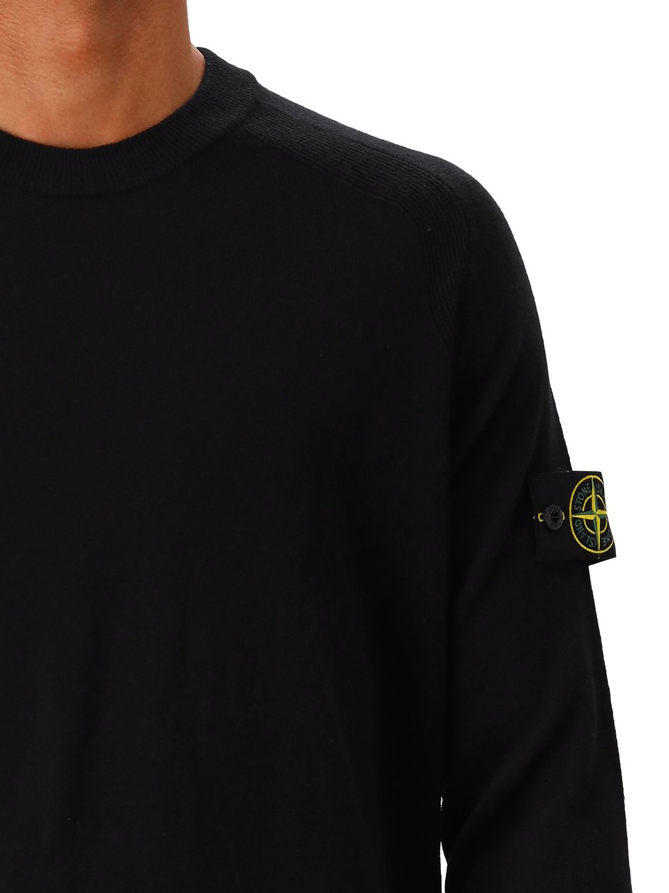 Stone Island Stone Island Gebreide Trui Zwart Zwart