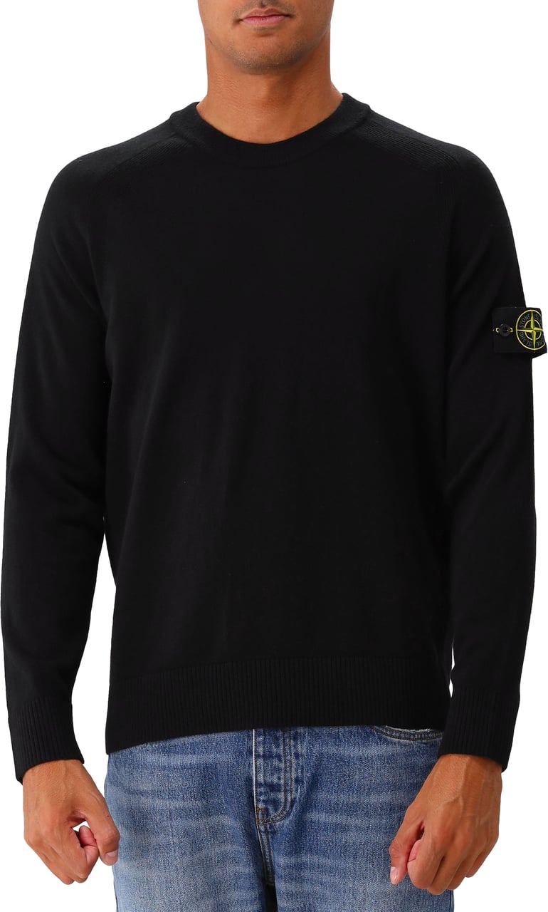 Stone Island Stone Island Gebreide Trui Zwart Zwart