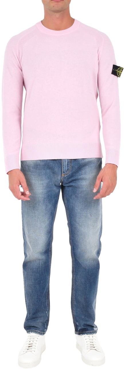 Stone Island Sweaters Pink Roze