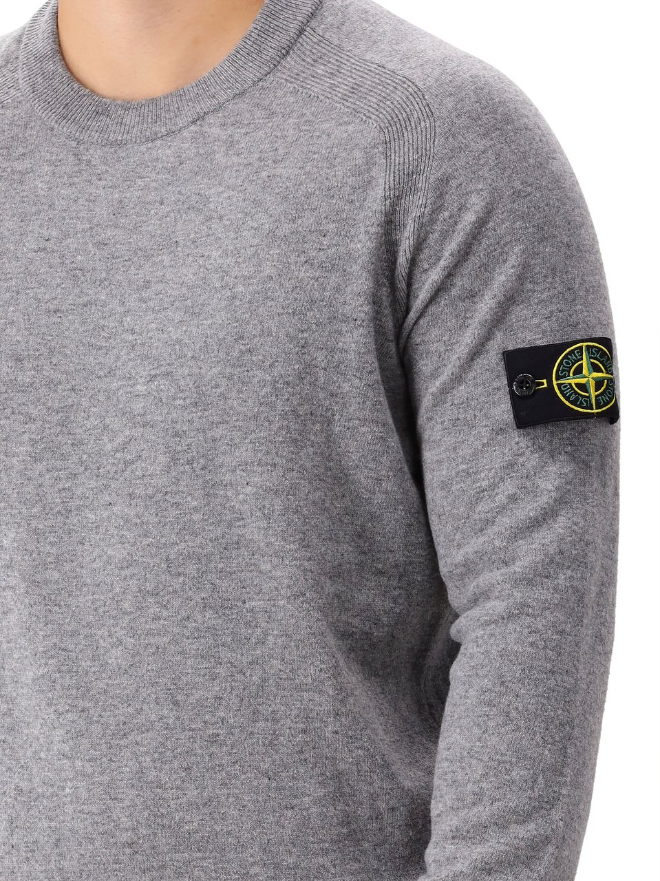 Stone Island Stone Island Gebreide Trui Grijs Grijs