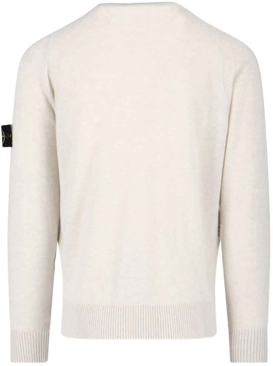 Stone Island Sweaters White Wit