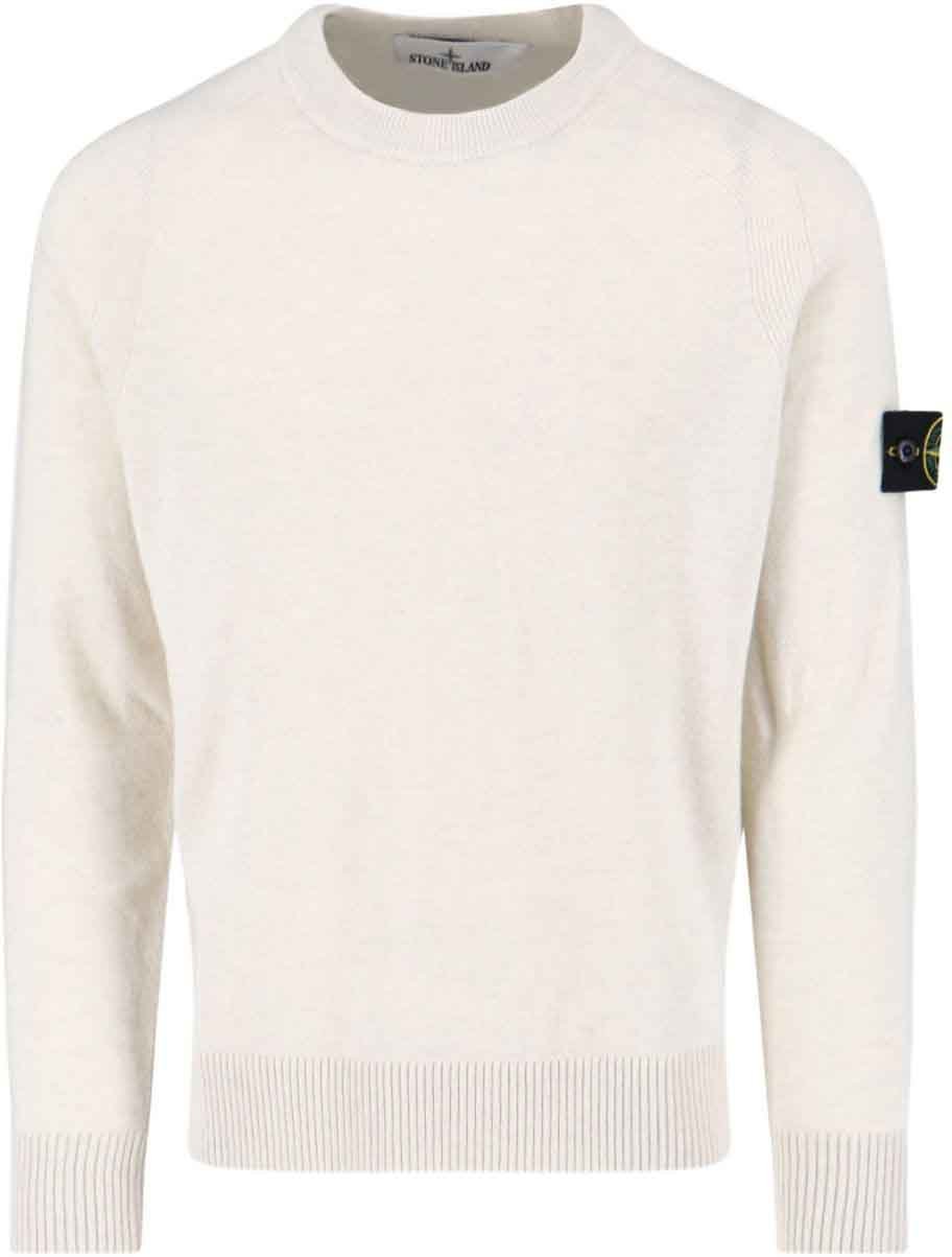 Stone Island Sweaters White Wit