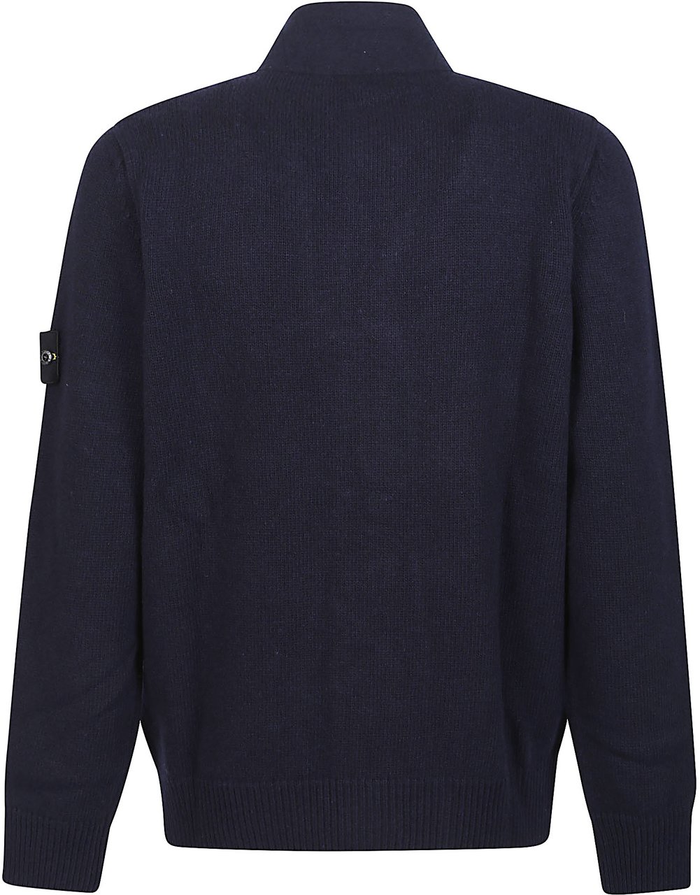 Stone Island Logo Patch Cardigan Blue Blauw