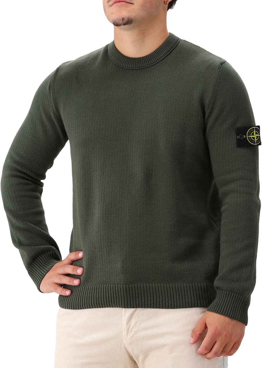Stone Island Stone Island Gebreide Trui Groen Groen