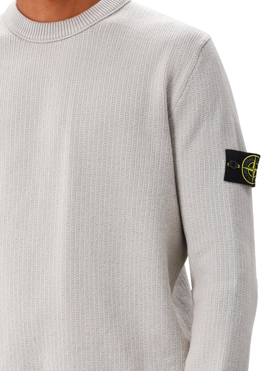 Stone Island Stone Island Gebreide Trui Grijs Grijs