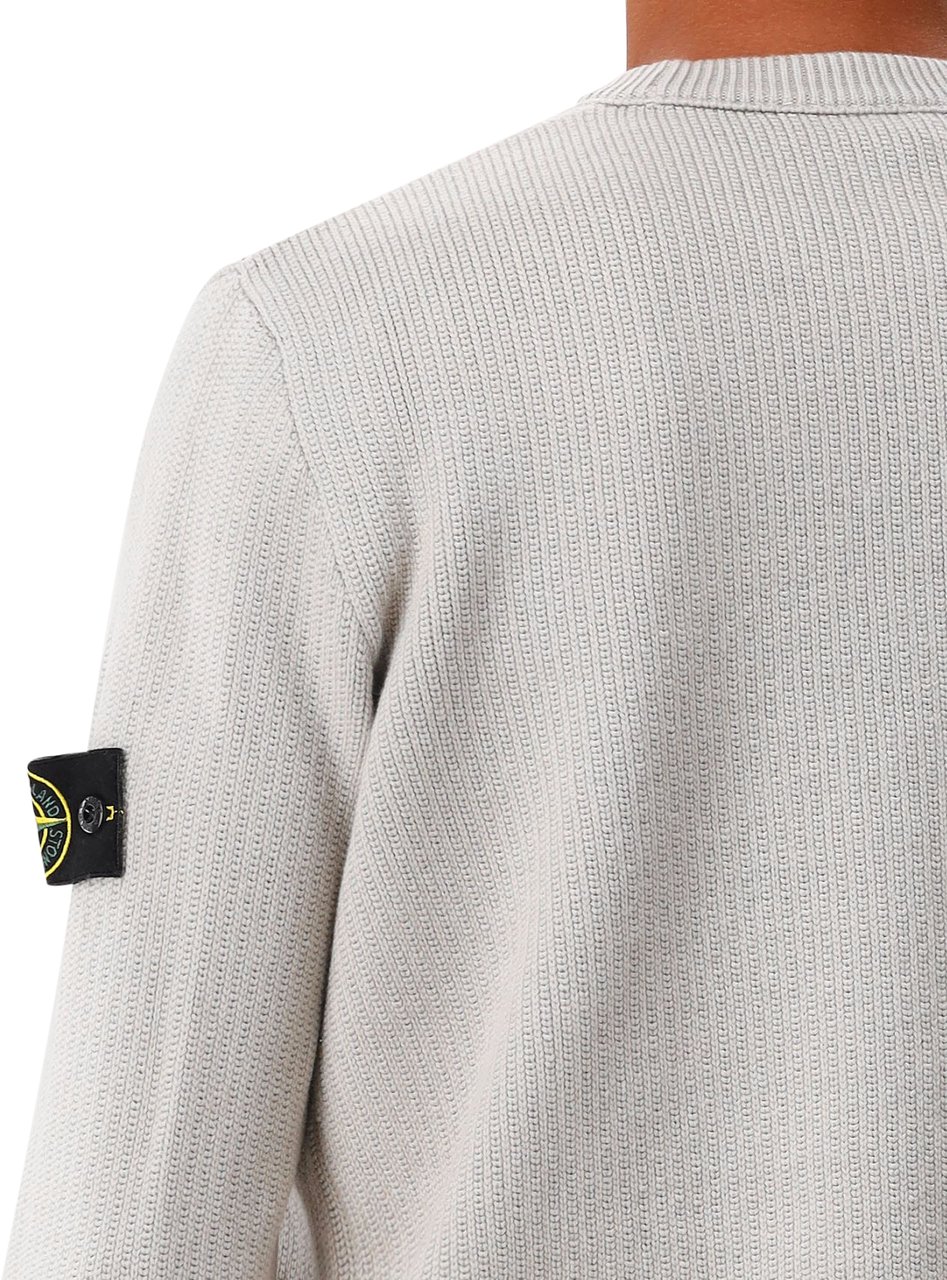 Stone Island Stone Island Gebreide Trui Grijs Grijs
