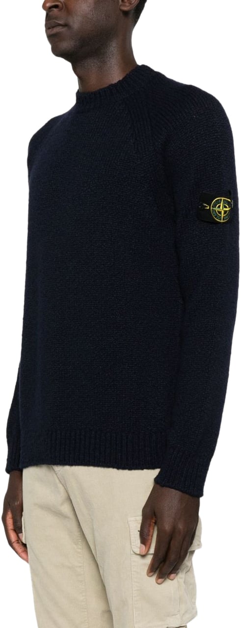 Stone Island Sweaters Blue Blauw