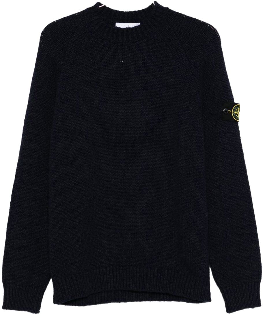 Stone Island Sweaters Blue Blauw