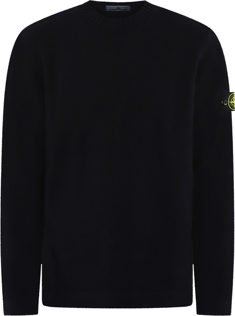 Stone Island Heren Logo patch Sweater Blauw Blauw