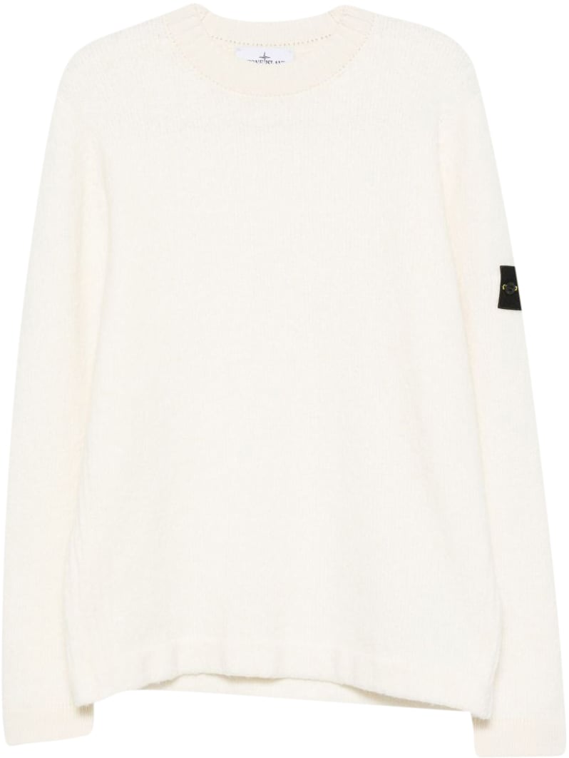 Stone Island Sweaters Ivory Wit