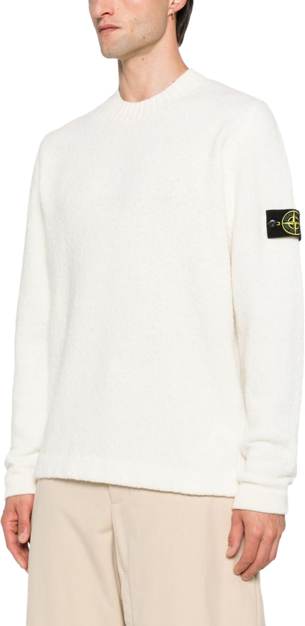 Stone Island Sweaters Ivory Wit