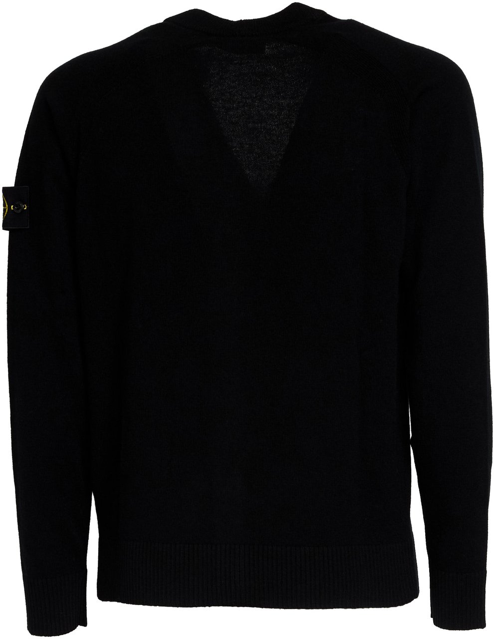 Stone Island Cardigan Light Rws Geelong Wool Zwart