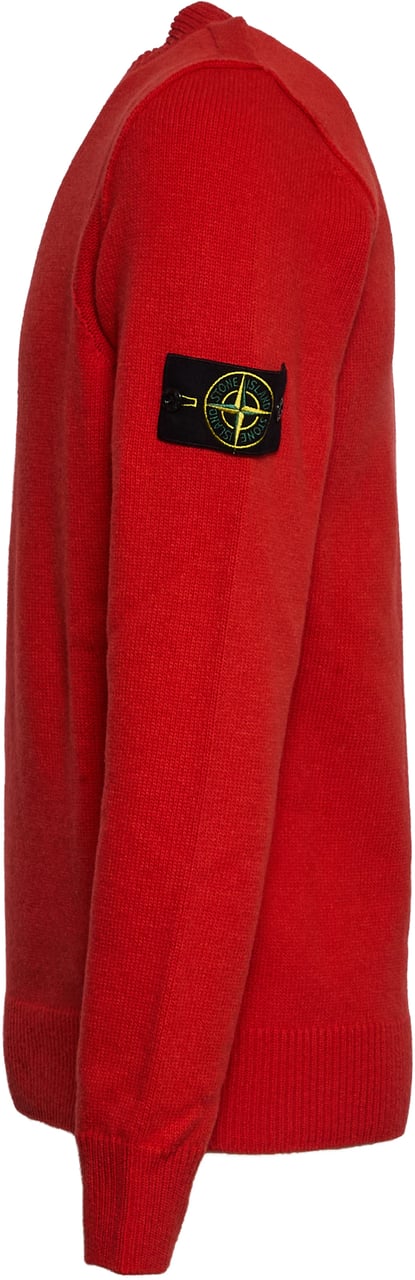 Stone Island Maglione Lambswool Rood