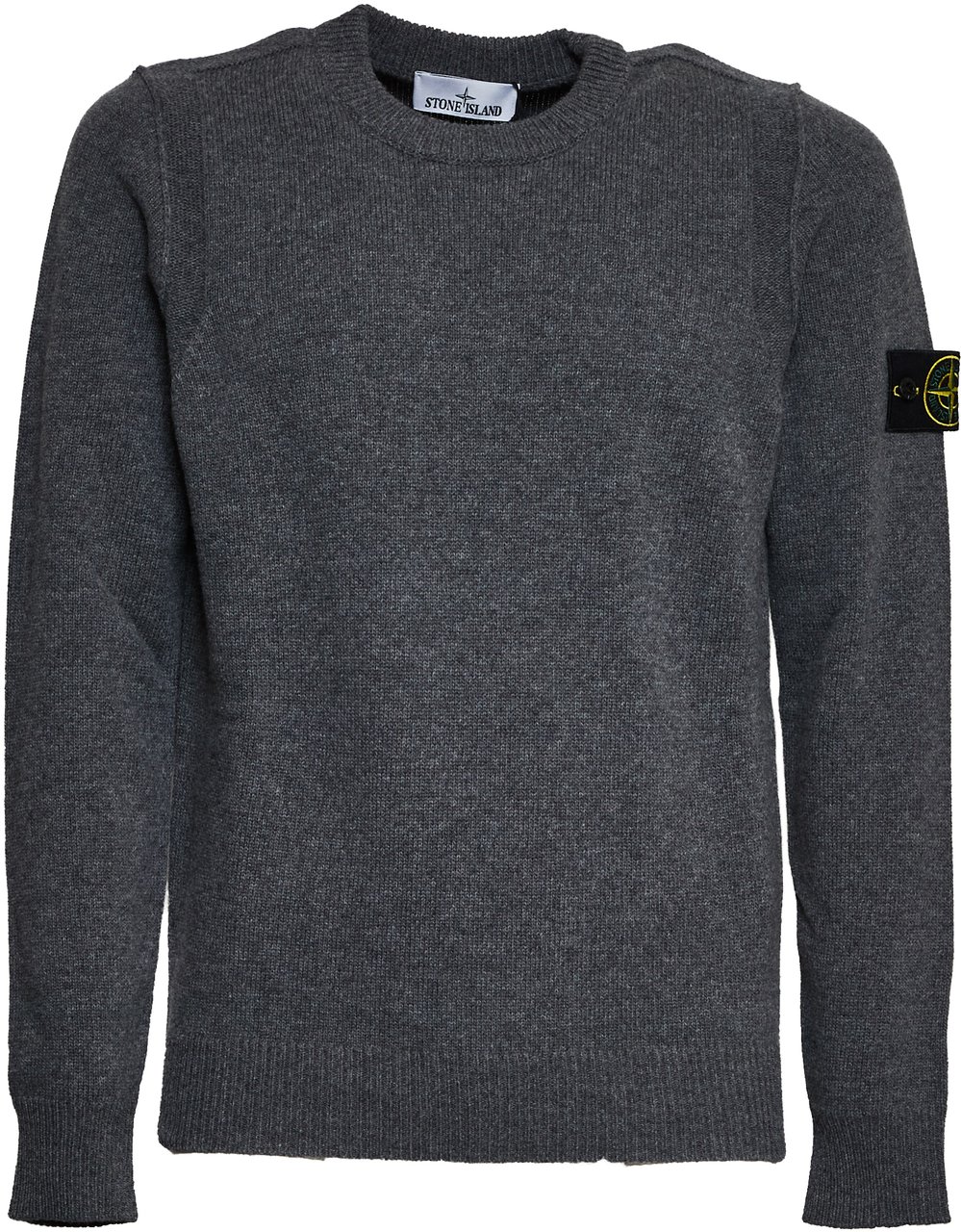 Stone Island Crew Neck Grijs