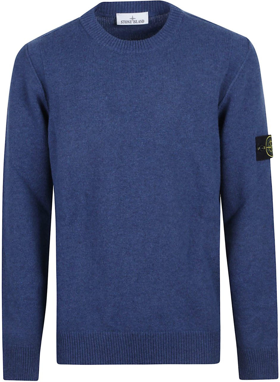 Stone Island Sweater Blue Blauw
