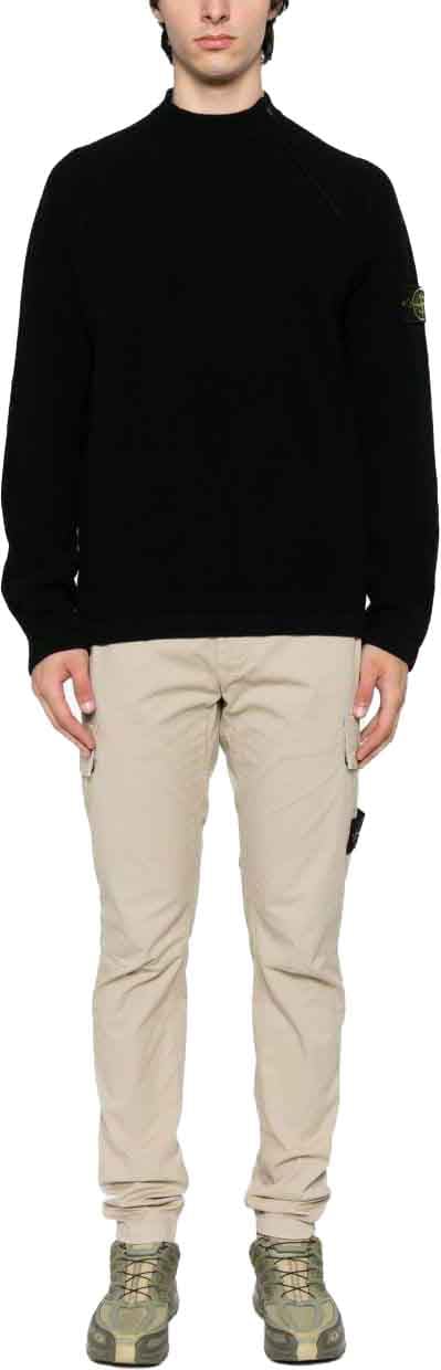 Stone Island Sweaters Black Zwart